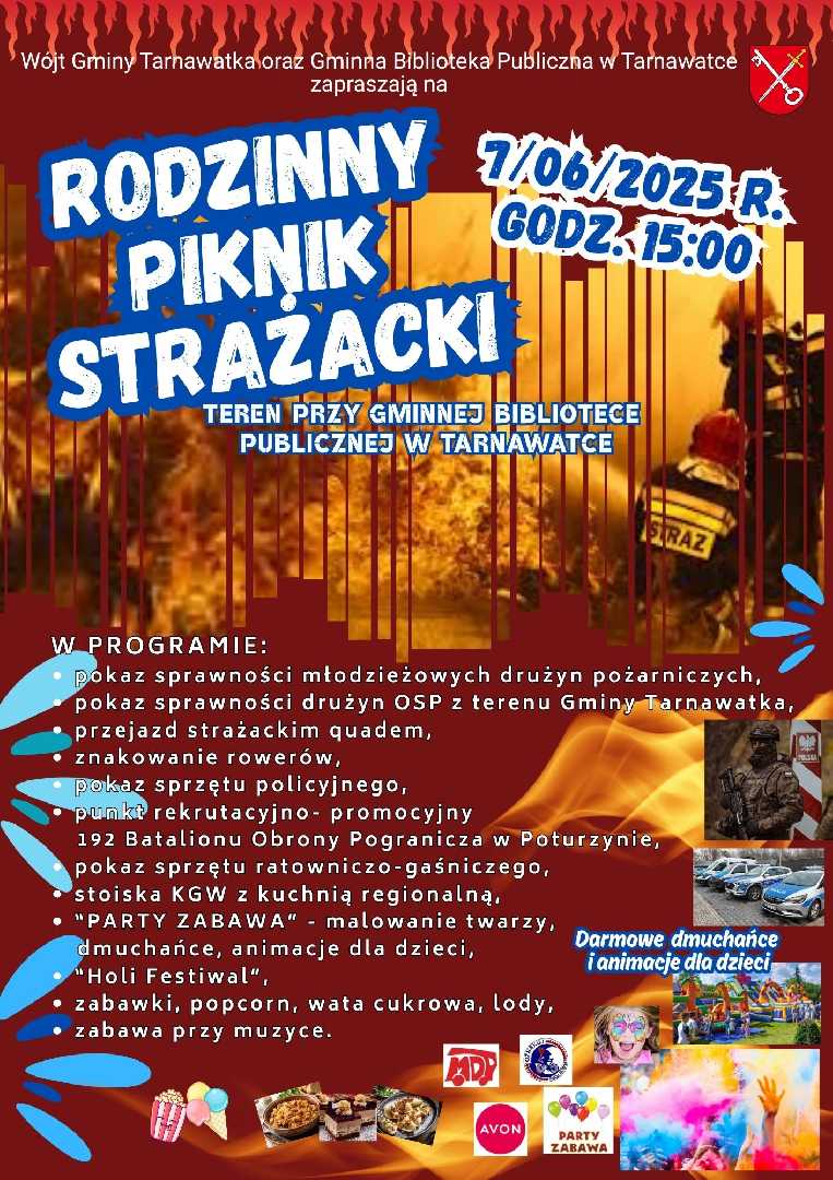 RODZINNY PIKNIK STRAŻACKI