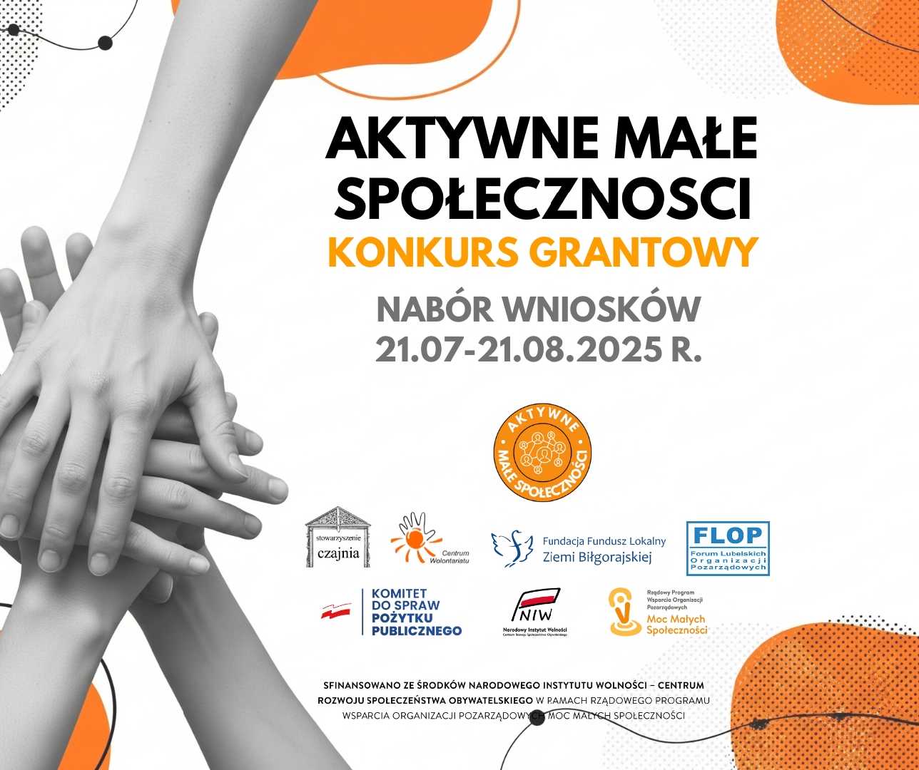Wystartował kolejny konkurs grantowy dla małych i średnich lokalnych organizacji pozarządowych