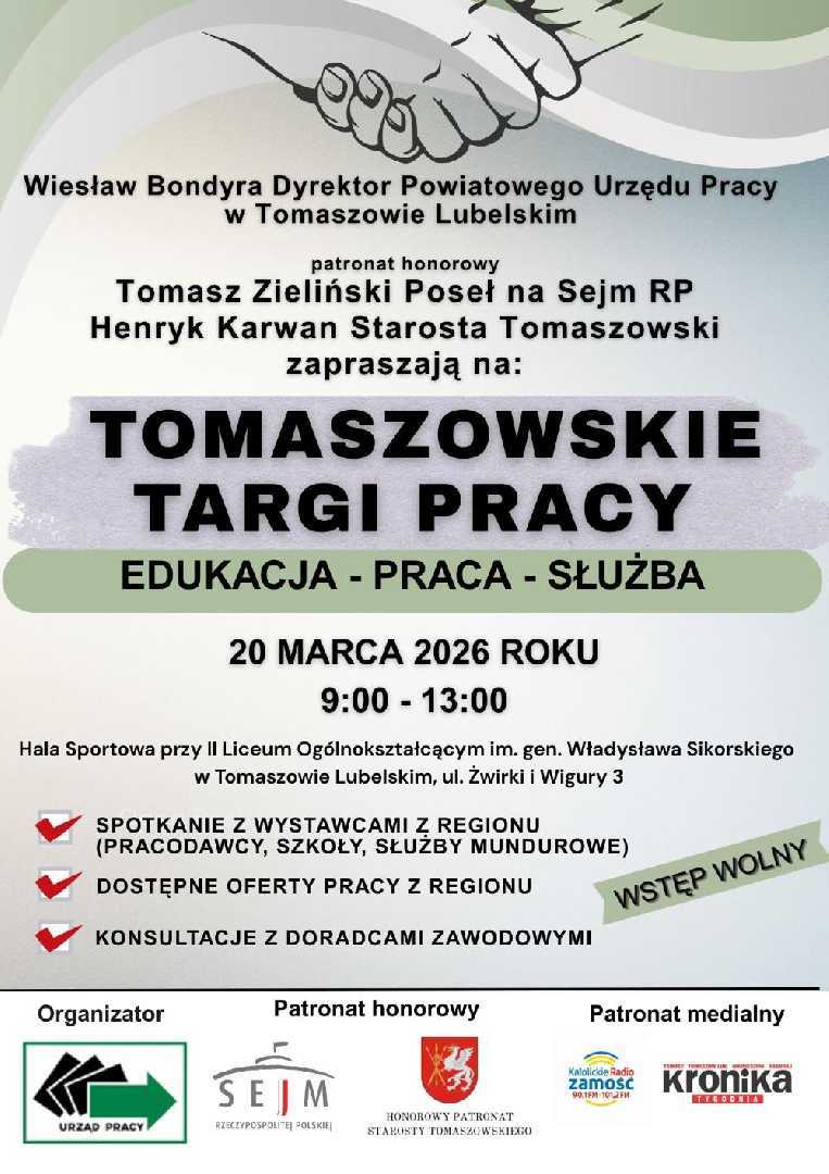 Tomaszowskie targi pracy